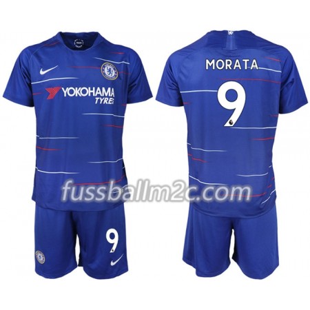 Fußballtrikots Chelsea MORATA 9 Kinder Heim Trikotsatz 2018-2019